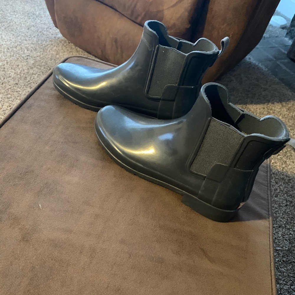 Hunter short rain boots